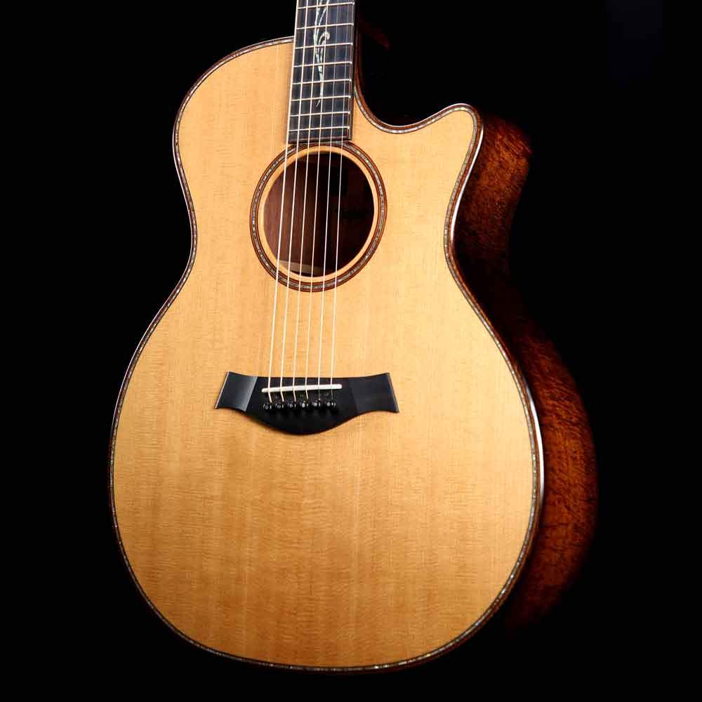 Taylor K14ce Builder's Edition V-Class Silent Satin Kona Burst — 7