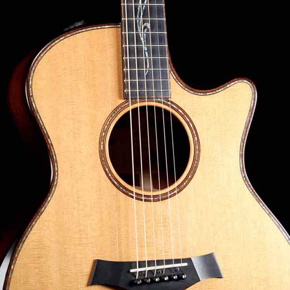 Taylor K14ce Builder's Edition V-Class Silent Satin Kona Burst — 8