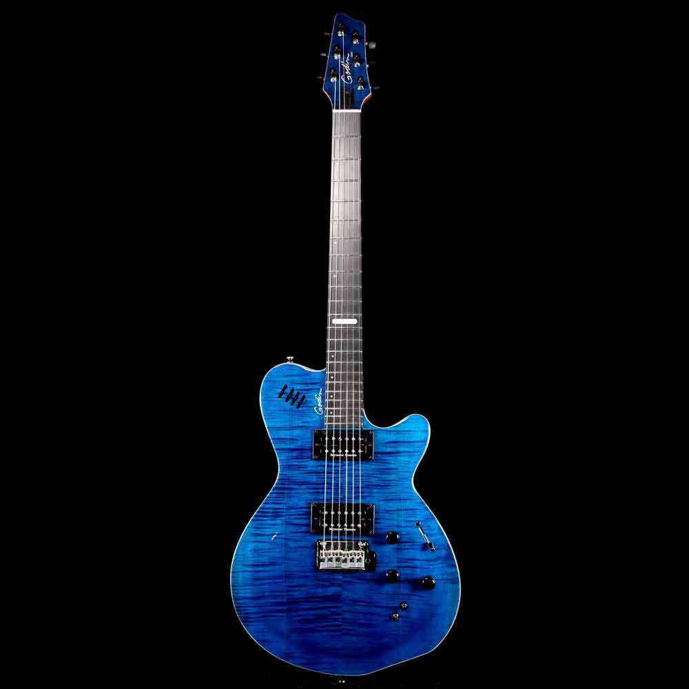 Godin LGXT Trans Blue Flame | The Music Zoo