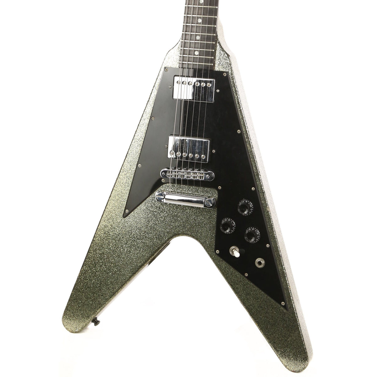 Gibson Flying V Silver Sparkle One-Off 1998 — 6