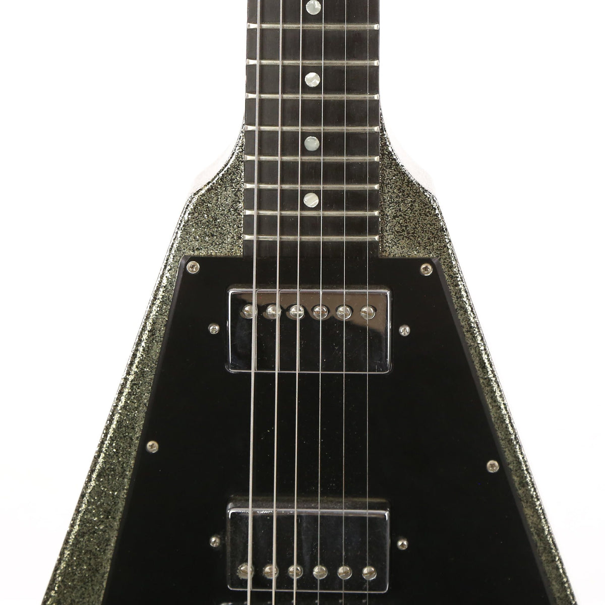 Gibson Flying V Silver Sparkle One-Off 1998 — 7