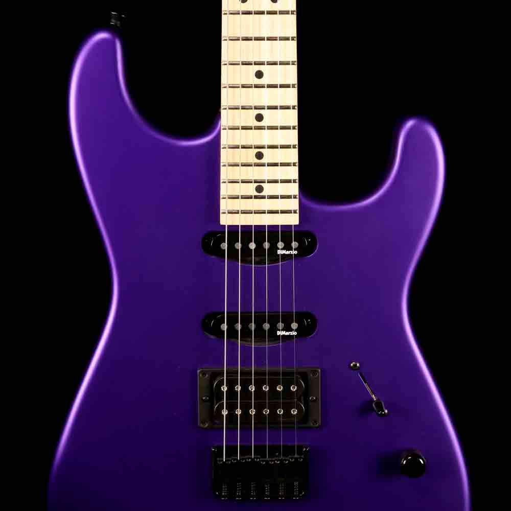 Charvel USA Select San Dimas Style 1 HSS HT Satin Plum Maple Fretboard — 8