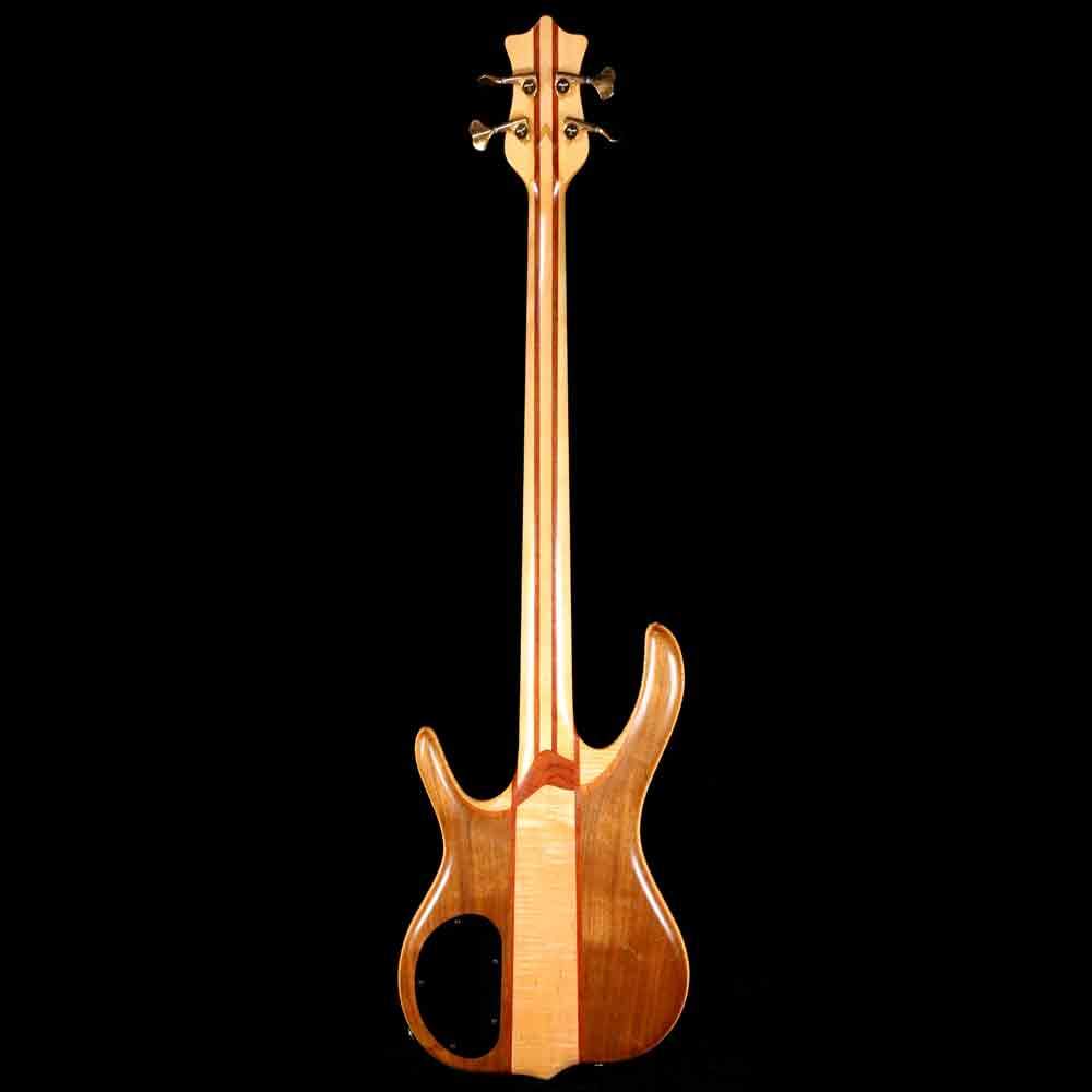 Ken Smith BSR-4EG Flame Walnut Fretless Bass Natural — 3