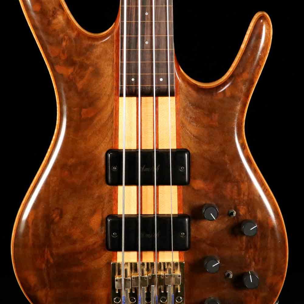 Ken Smith BSR-4EG Flame Walnut Fretless Bass Natural — 8