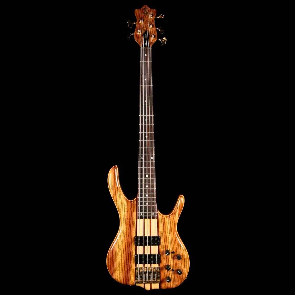 Ken Smith BSR-5EG Zebrawood 5-String Bass Natural — 2