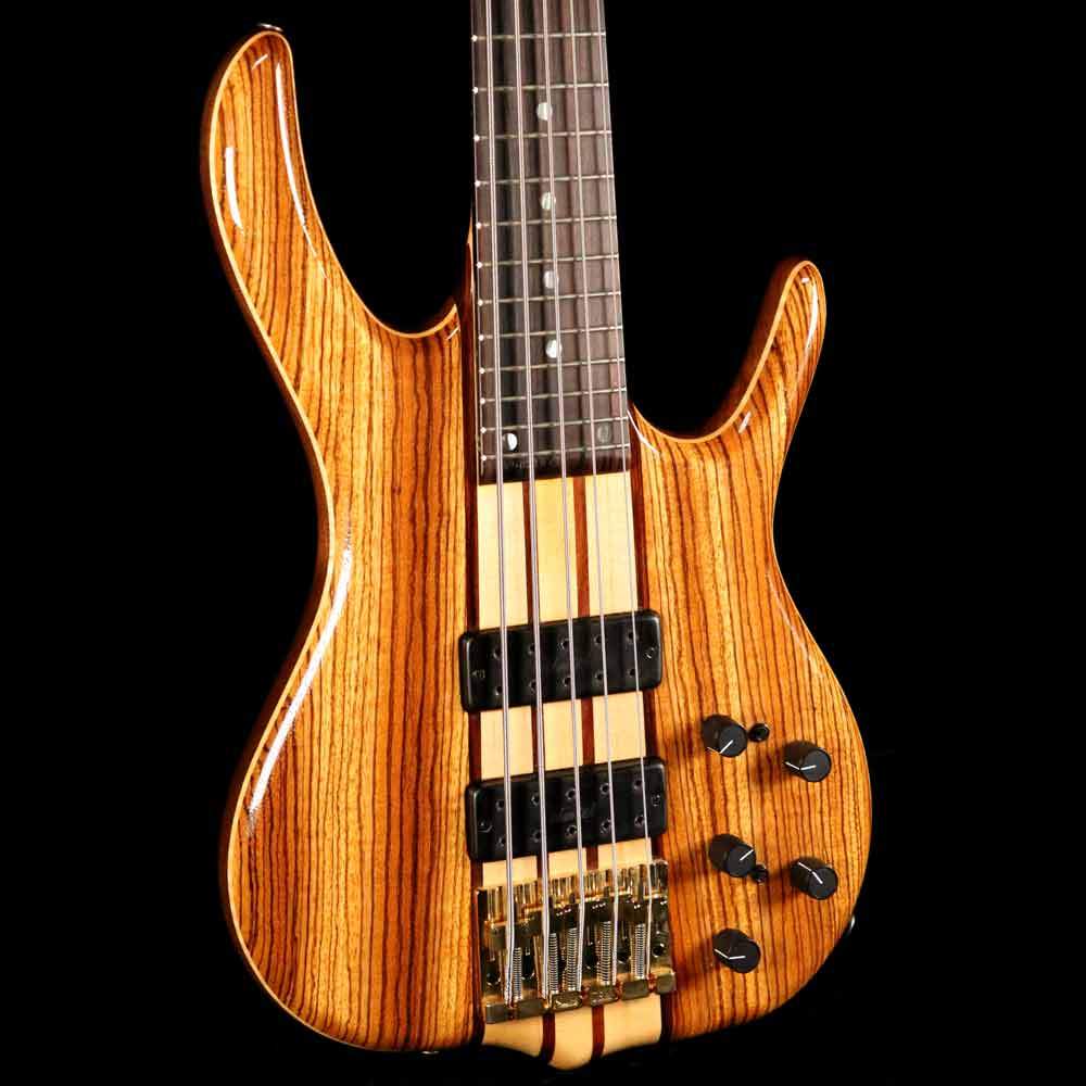 Ken Smith BSR-5EG Zebrawood 5-String Bass Natural — 6