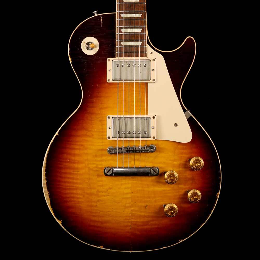 Gibson Custom Shop '59 Les Paul Murphy Ultra Aged Music Zoo Exclusive Faded Tobacco Burst 2014 — 1