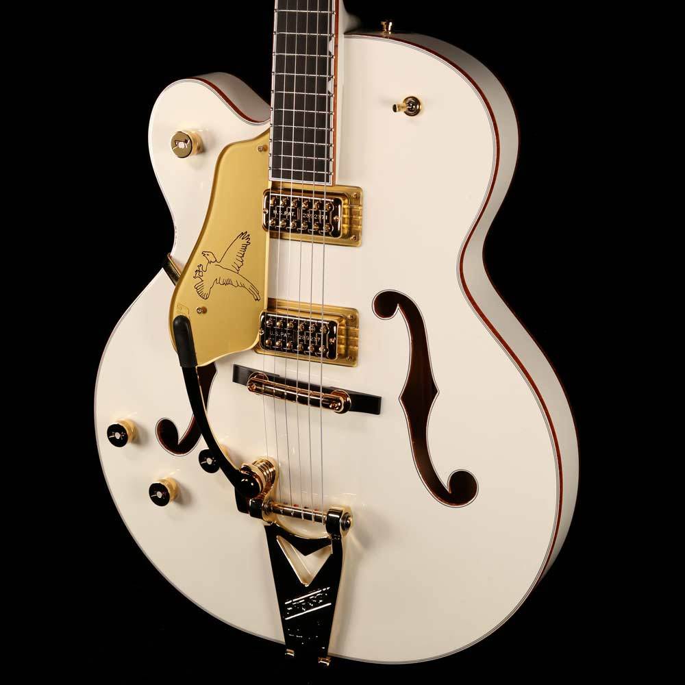 Gretsch G6136T Players Edition White Falcon Left-Handed White — 8