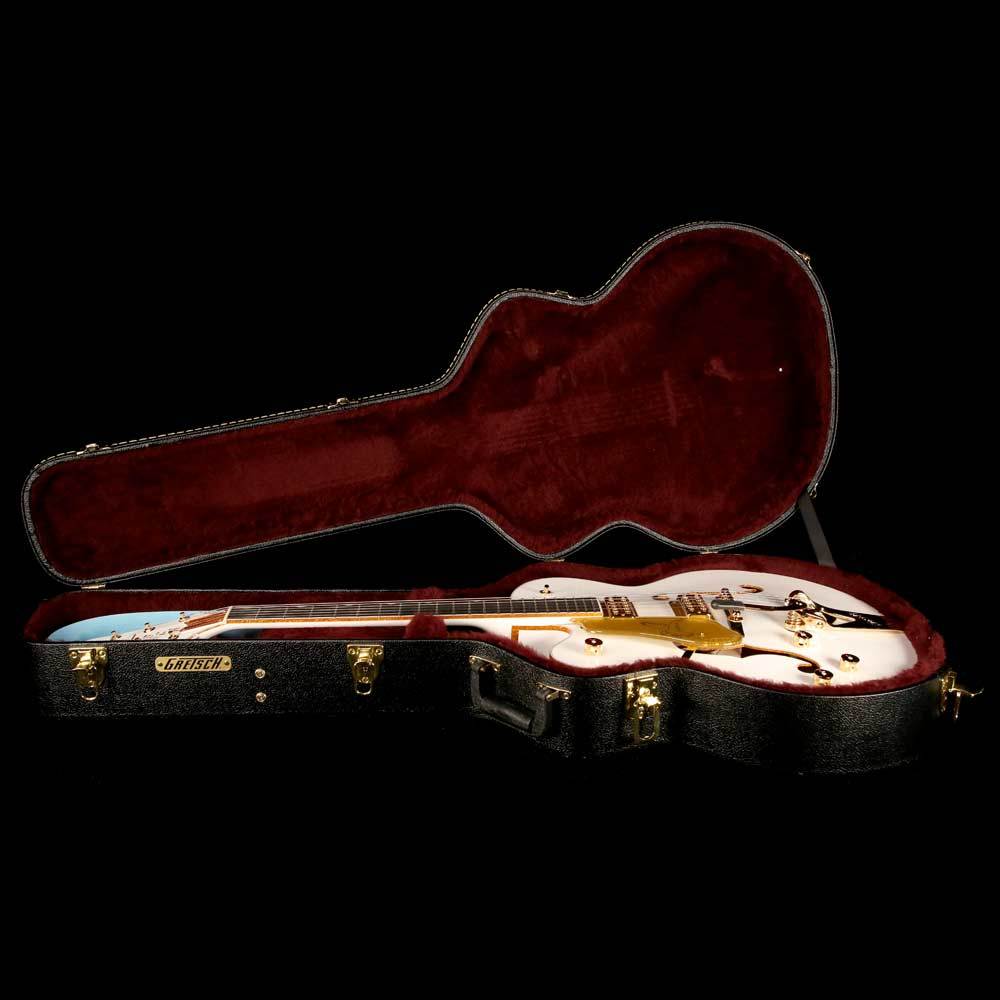 Gretsch G6136T Players Edition White Falcon Left-Handed White — 9
