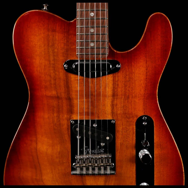 Fender Select Telecaster Koa Top Sienna Edge Burst 2012