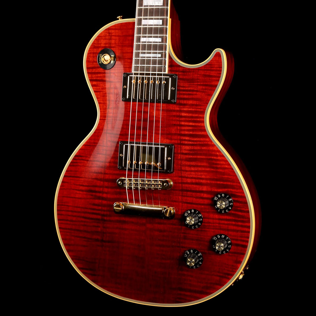 Gibson Custom Shop Modern Les Paul Custom Heartwood Antique Viking Red Gloss — 6