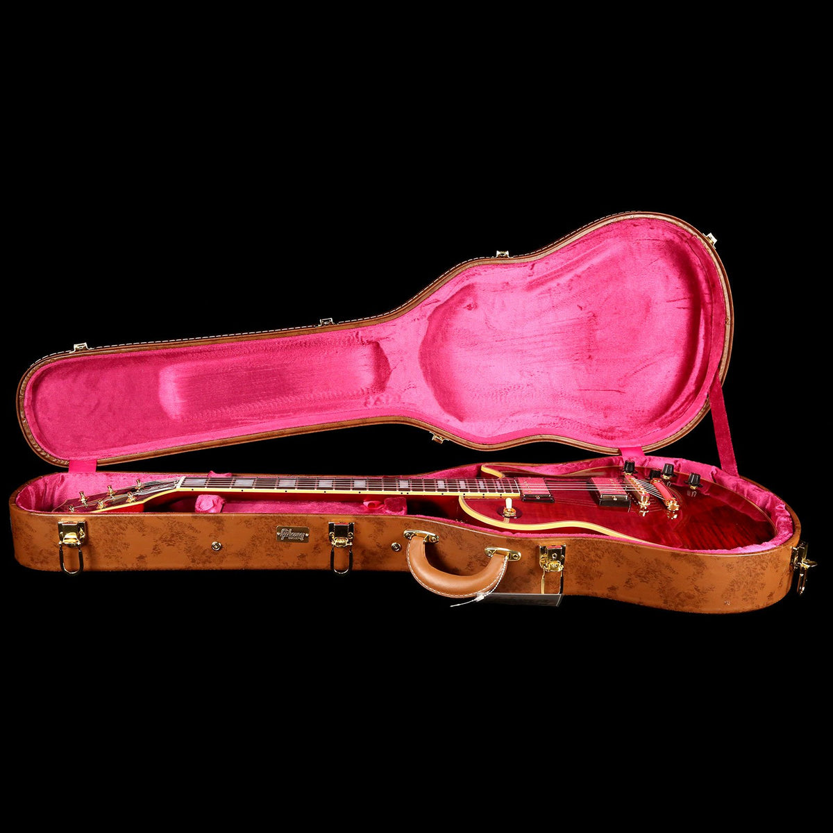 Gibson Custom Shop Modern Les Paul Custom Heartwood Antique Viking Red Gloss — 7