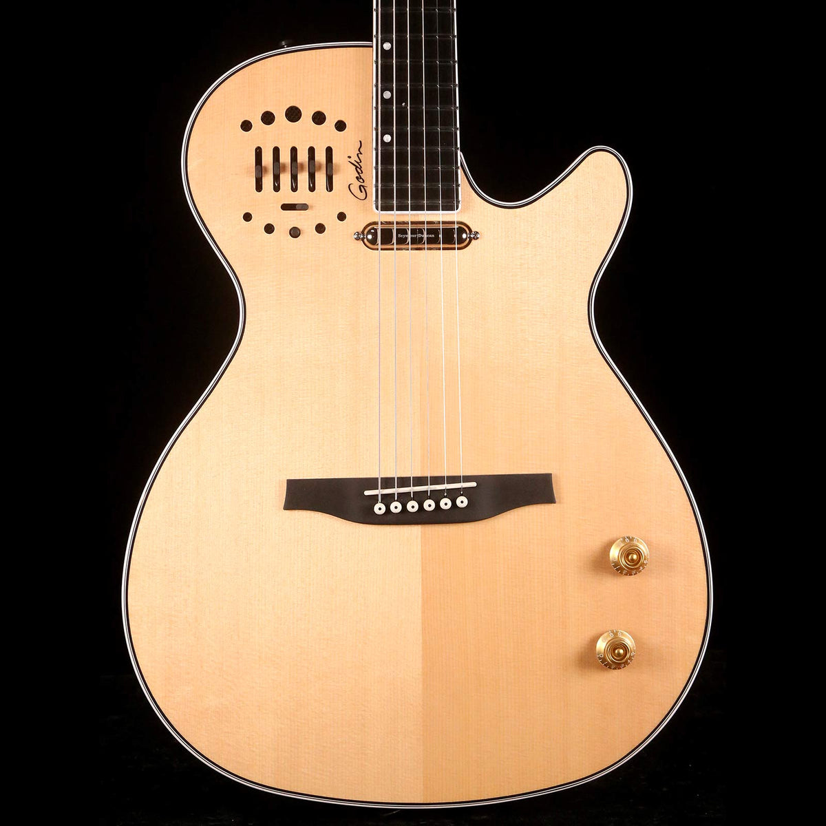 Godin Multiac Steel Natural HG Used — 1