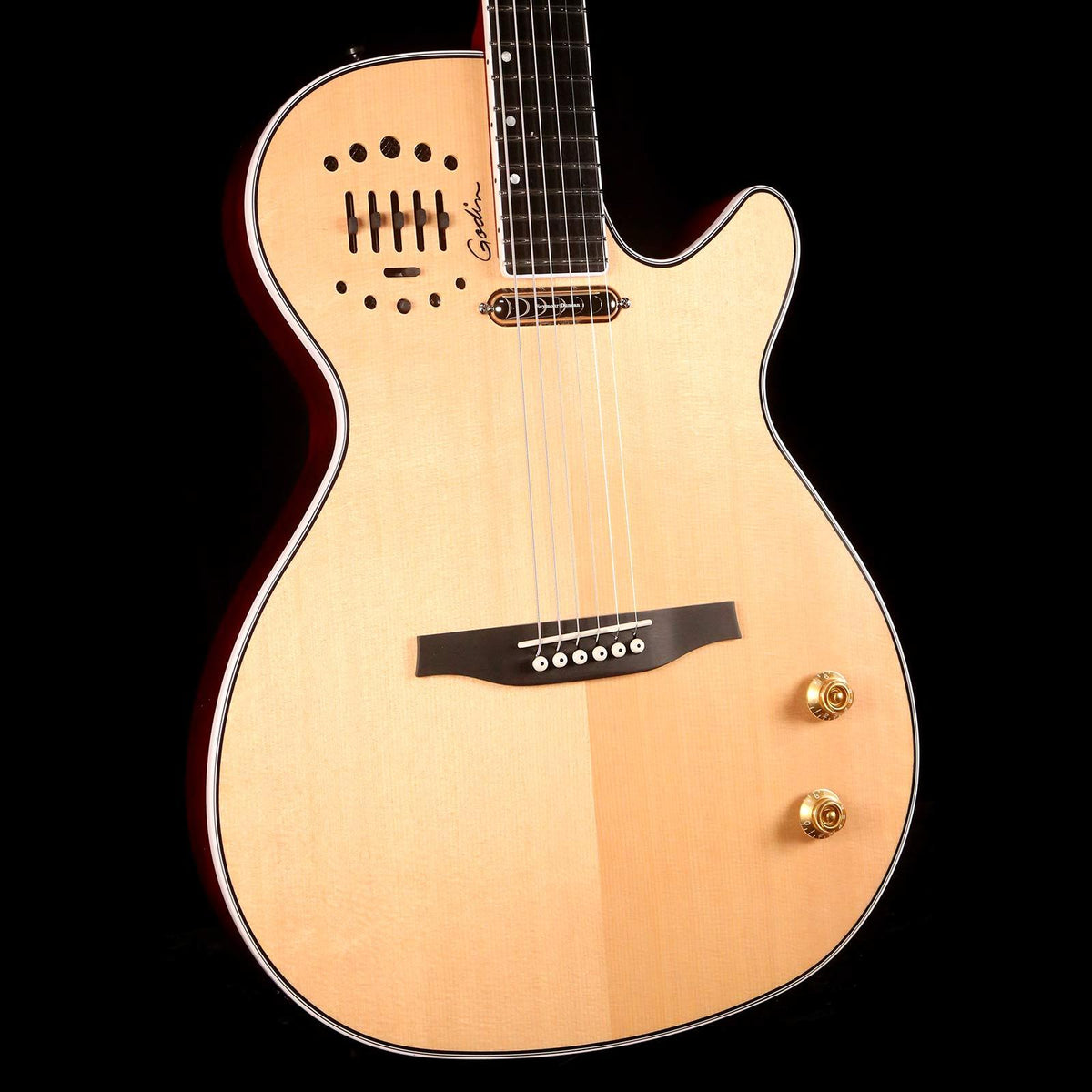 Godin Multiac Steel Natural HG Used — 5