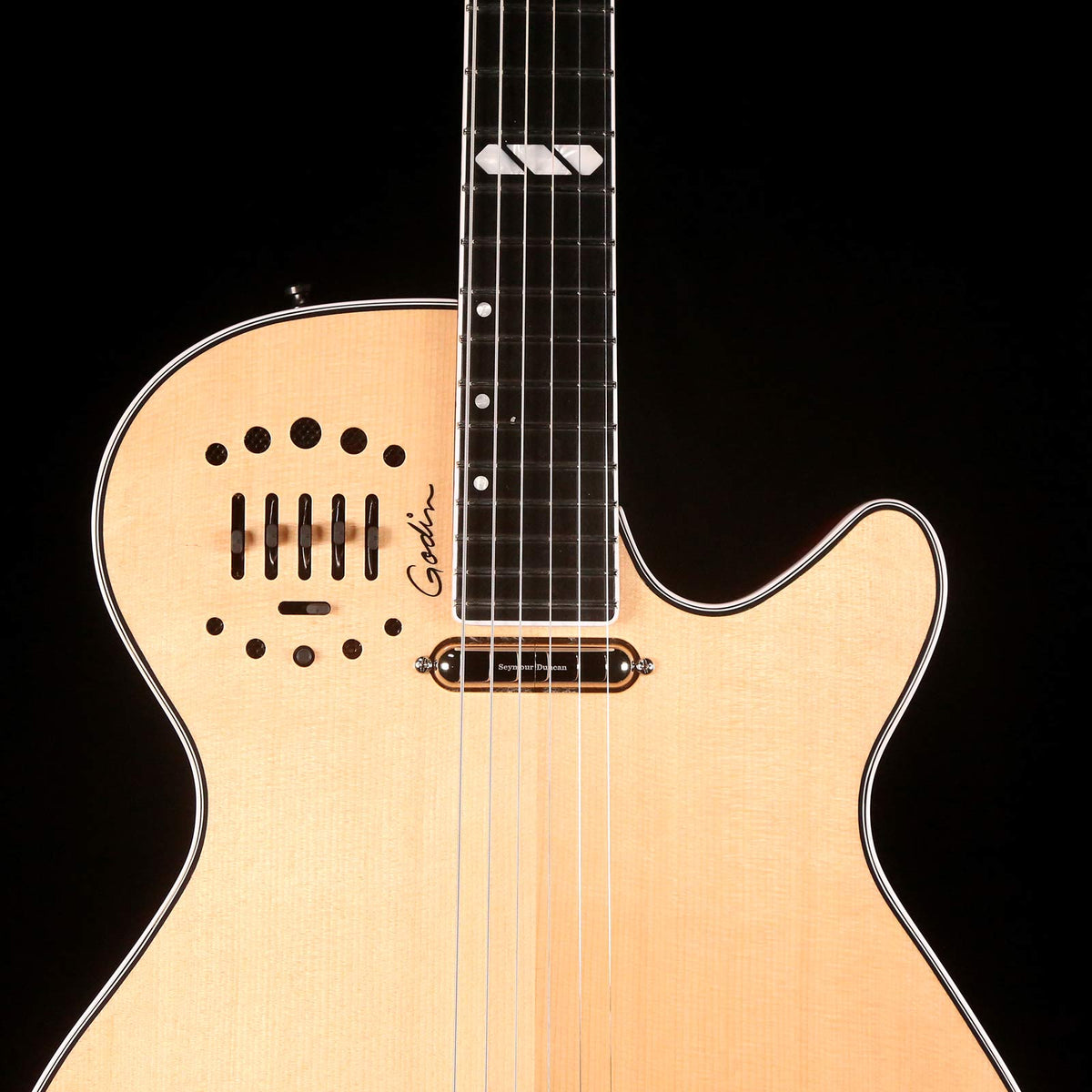 Godin Multiac Steel Natural HG Used — 6