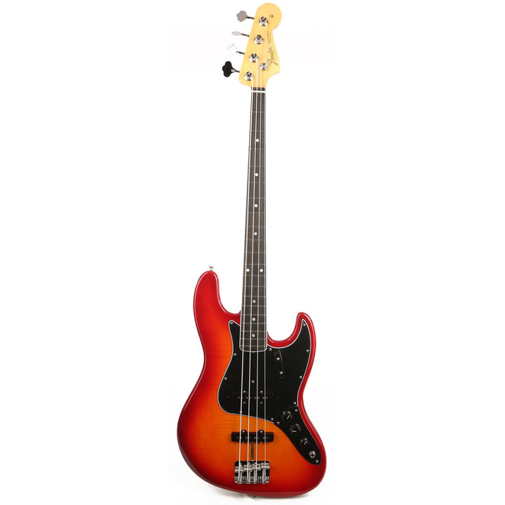 Fender Rarities Flame Ash Top Jazz Bass Plasma Red  Burst