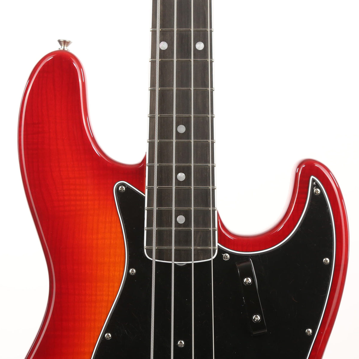 Fender Rarities Flame Ash Top Jazz Bass Plasma Red  Burst — 7