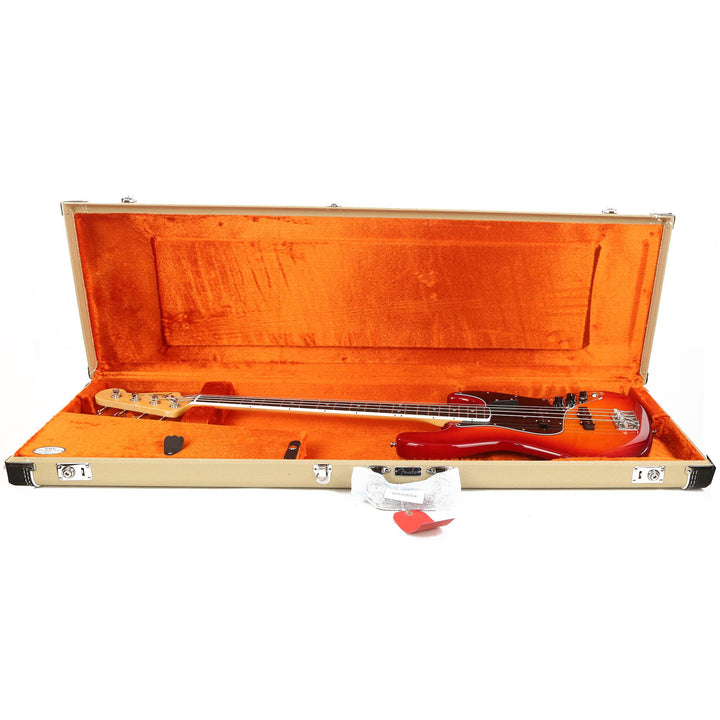 Fender Rarities Flame Ash Top Jazz Bass Plasma Red  Burst