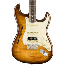 Fender Rarities Stratocaster Thinline HSS Rosewood Neck Violin Burst