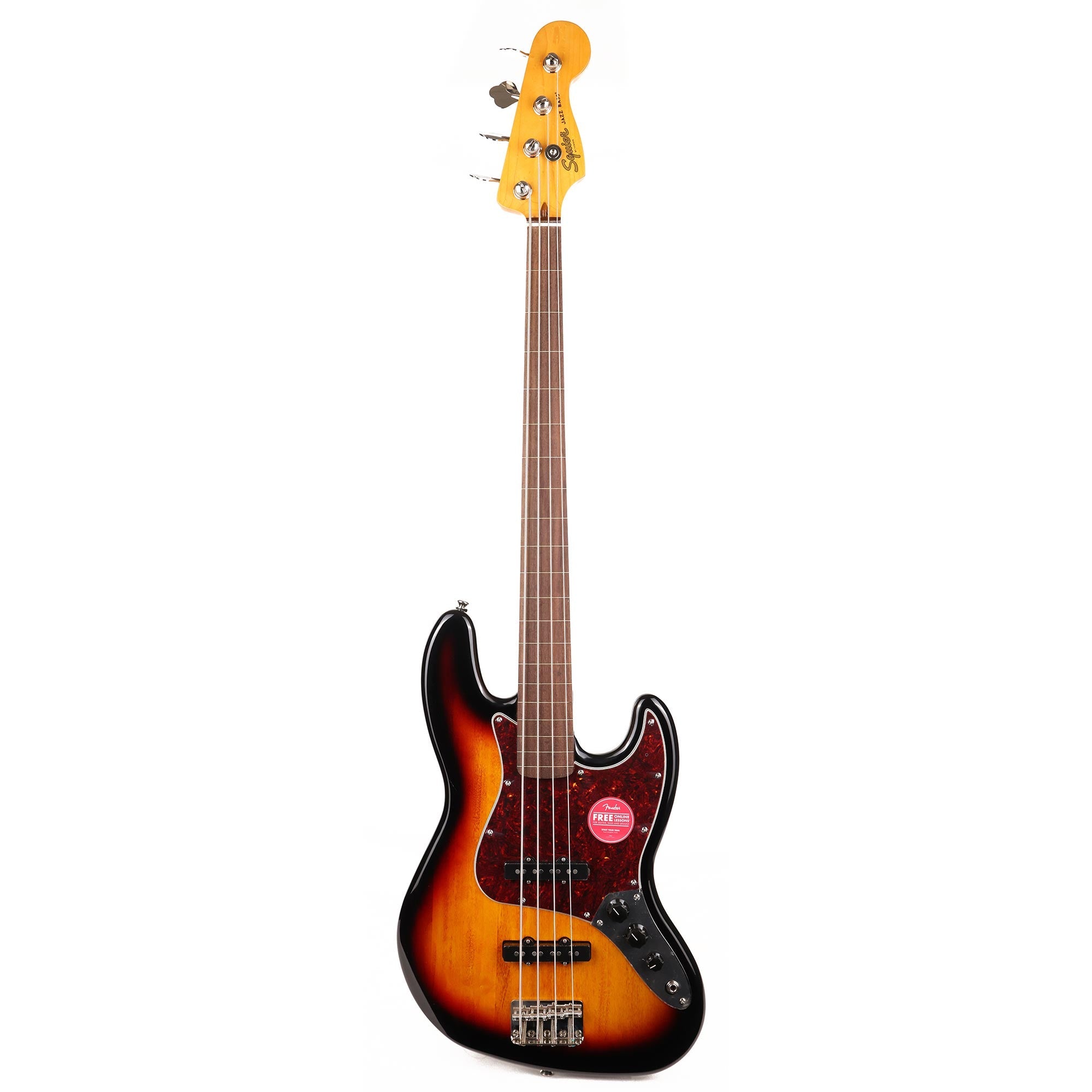 Squier Classic Vibe '60s Jazz Bass Fretless 3-Tone Sunburst | The