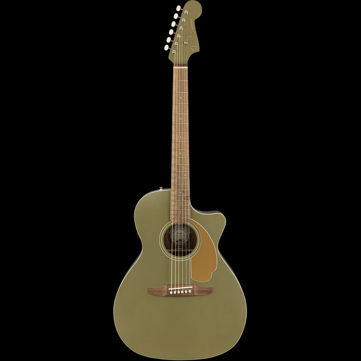 Fender California Series Newporter Player Acoustic-Electric Olive Satin