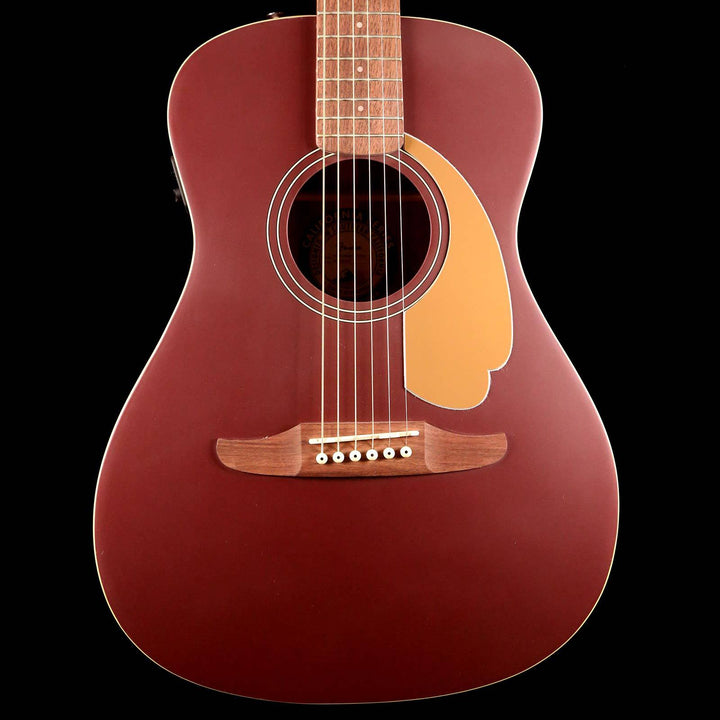 Fender California Series Malibu Player Burgundy Satin