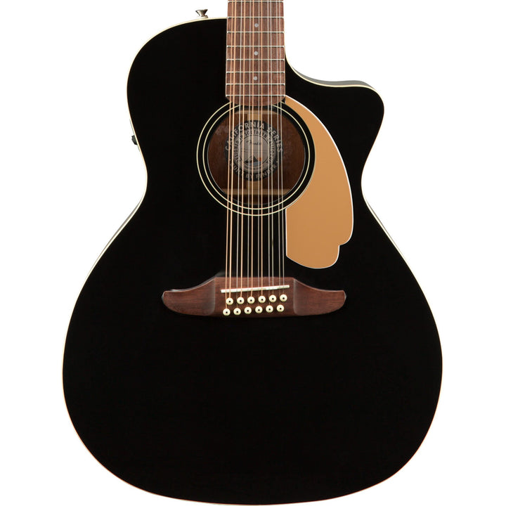 Fender California Player Series Villager 12-String Acoustic-Electric Black