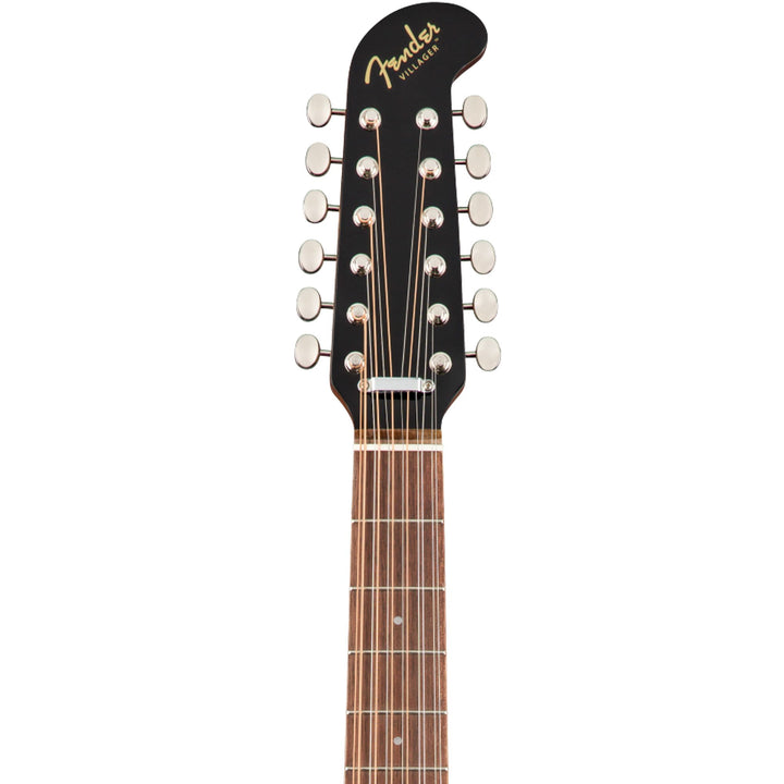 Fender California Player Series Villager 12-String Acoustic-Electric Black