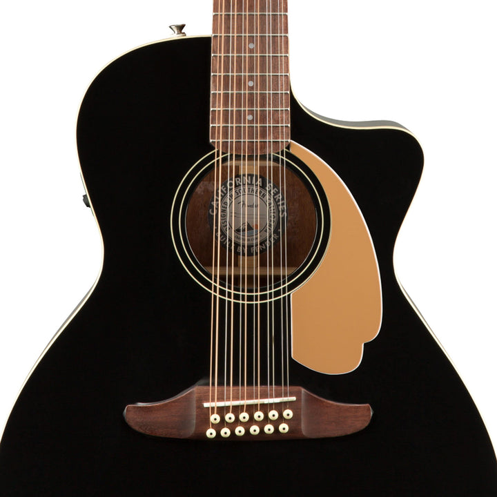 Fender California Player Series Villager 12-String Acoustic-Electric Black