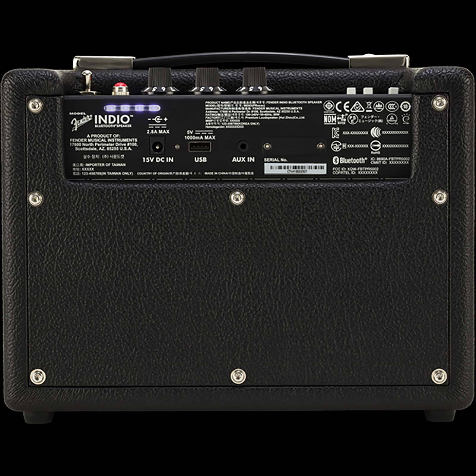 Fender Indio Bluetooth Speaker Black | The Music Zoo