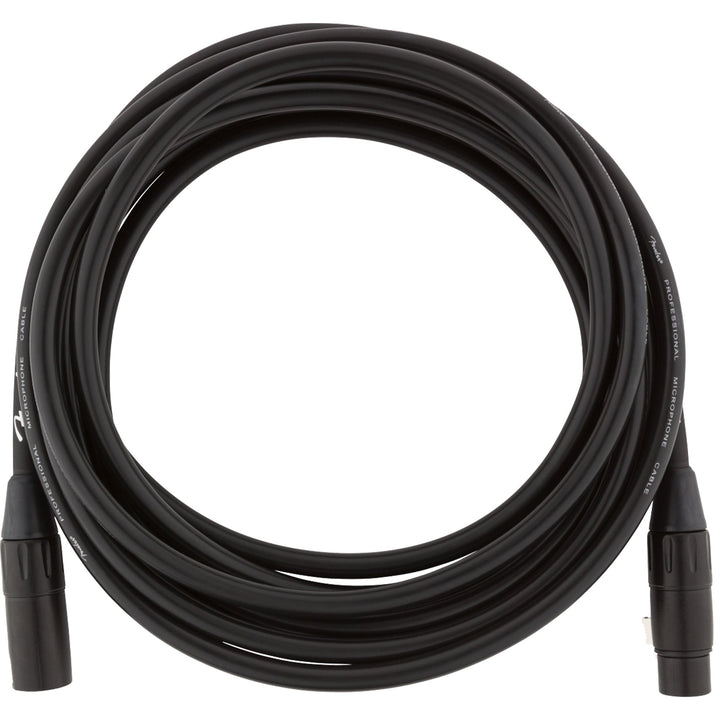 Fender Professional Series Microphone Cable 15' Black