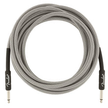 Fender Pro Series Instrument Cable 15 Feet Straight White Tweed