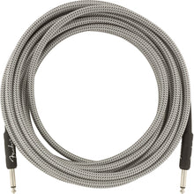 Fender Pro Series Instrument Cable 18.6 Feet Straight White Tweed