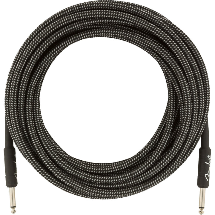 Fender Pro Series Instrument Cable 25 Feet Straight Gray Tweed