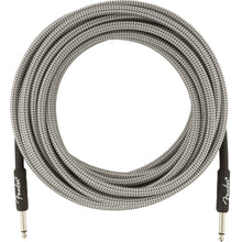 Fender Pro Series Instrument Cable 25 Feet Straight White Tweed