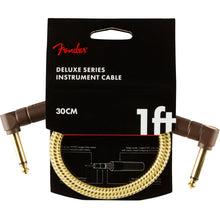 Fender Deluxe Series 1 Foot Patch Cable Tweed
