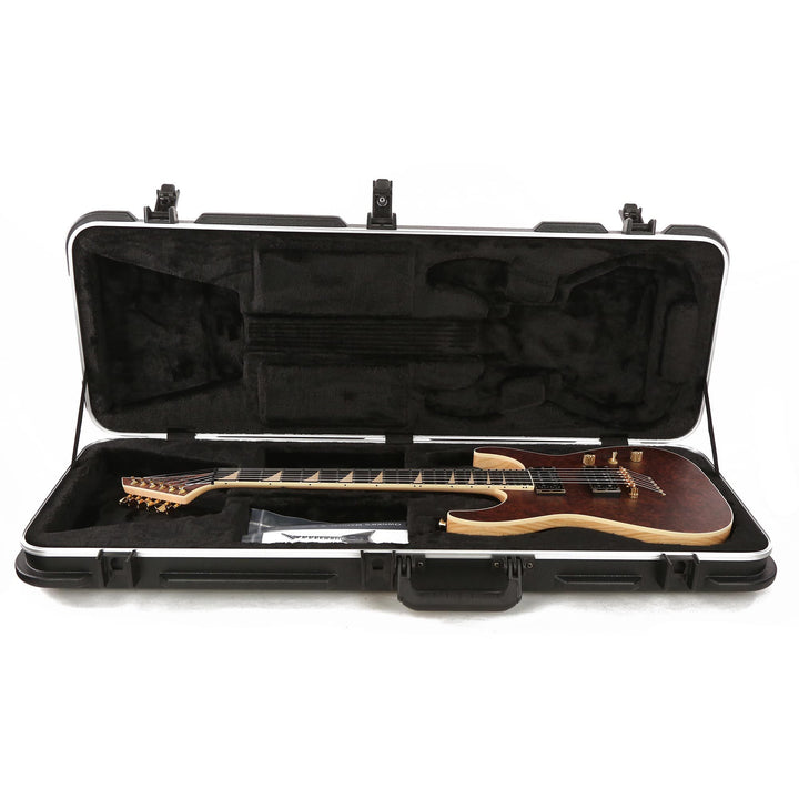 Jackson Custom Shop Soloist Flat Top Hardtail Burled Redwood