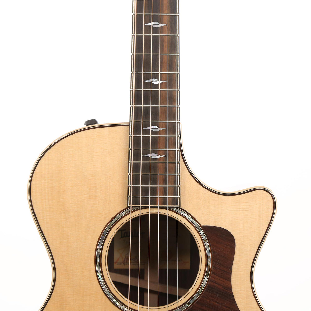 Taylor 812ce DLX V-Class Grand Concert Acoustic-Electric Natural — 6