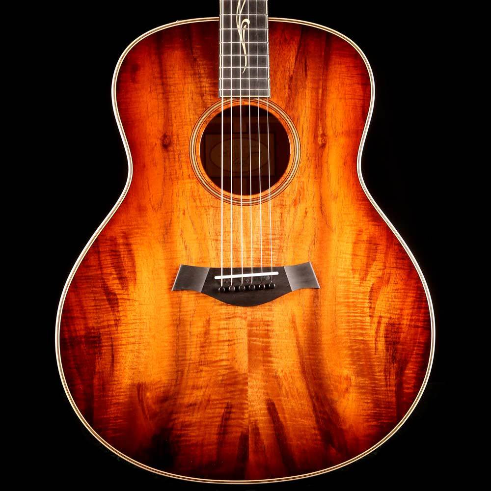 Taylor K28e Grand Orchestra Koa Acoustic-Electric Shaded Edgeburst — 1