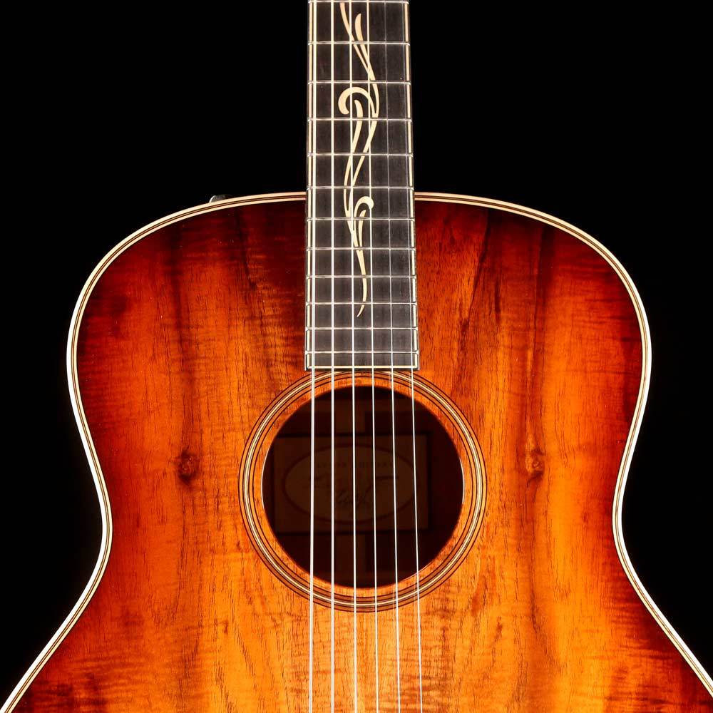 Taylor K28e Grand Orchestra Koa Acoustic-Electric Shaded Edgeburst — 7
