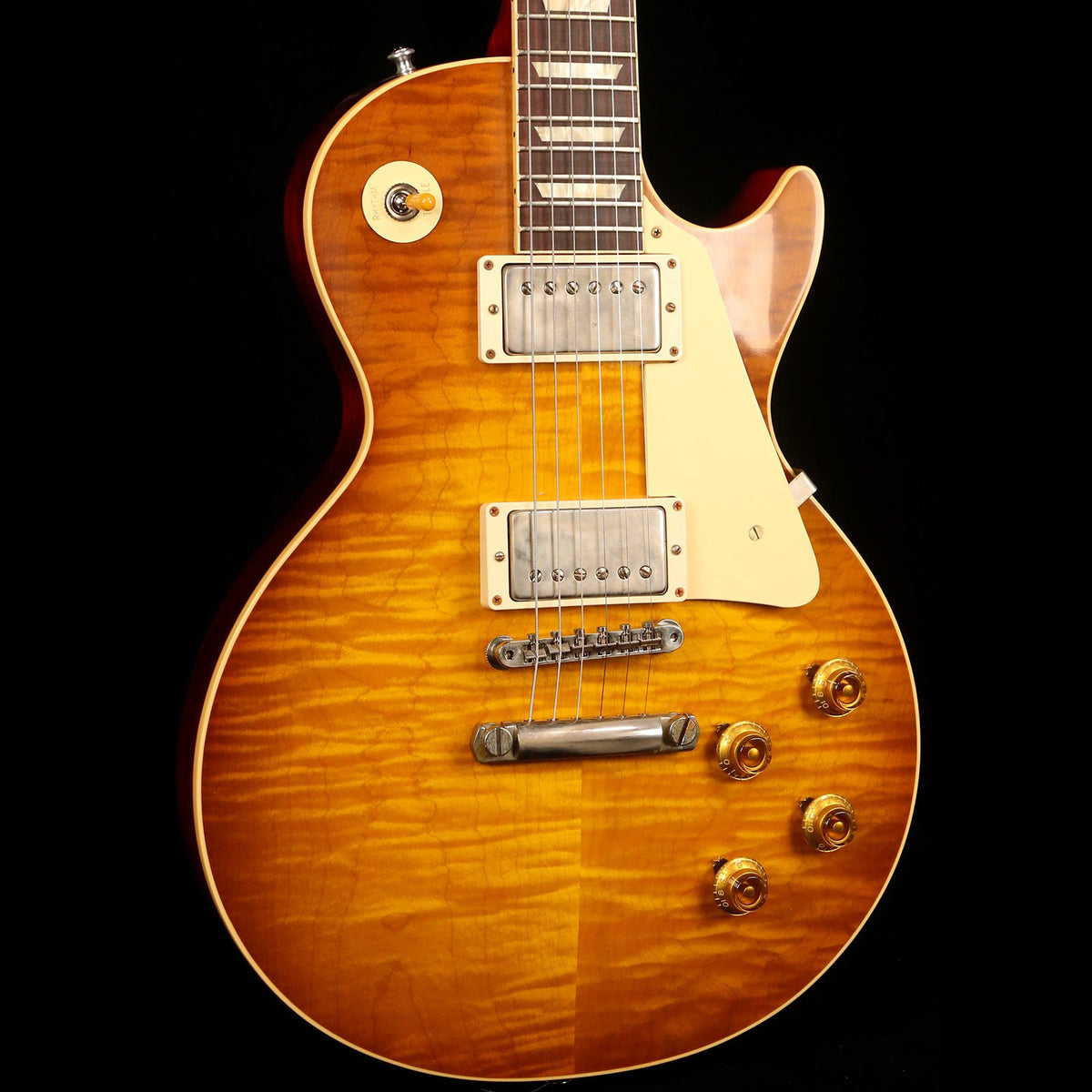 Gibson Custom Shop 60th Anniversary 1959 Les Paul Standard VOS Golden Poppy Burst — 6