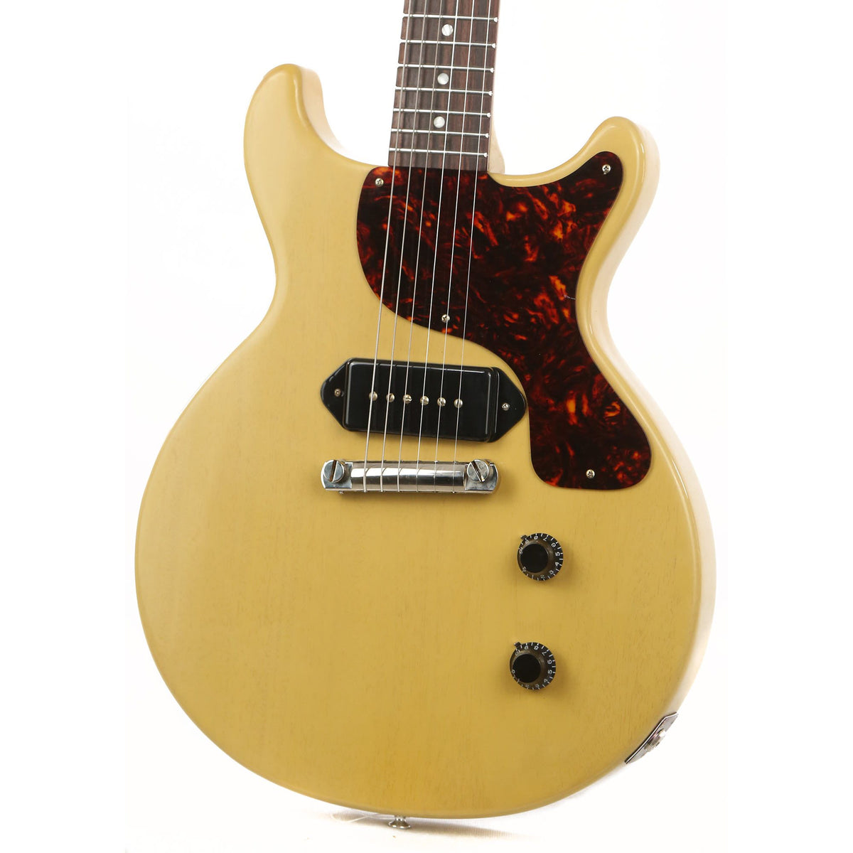 Gibson Custom Shop 1958 Les Paul Junior Double Cut Reissue TV Yellow VOS — 6