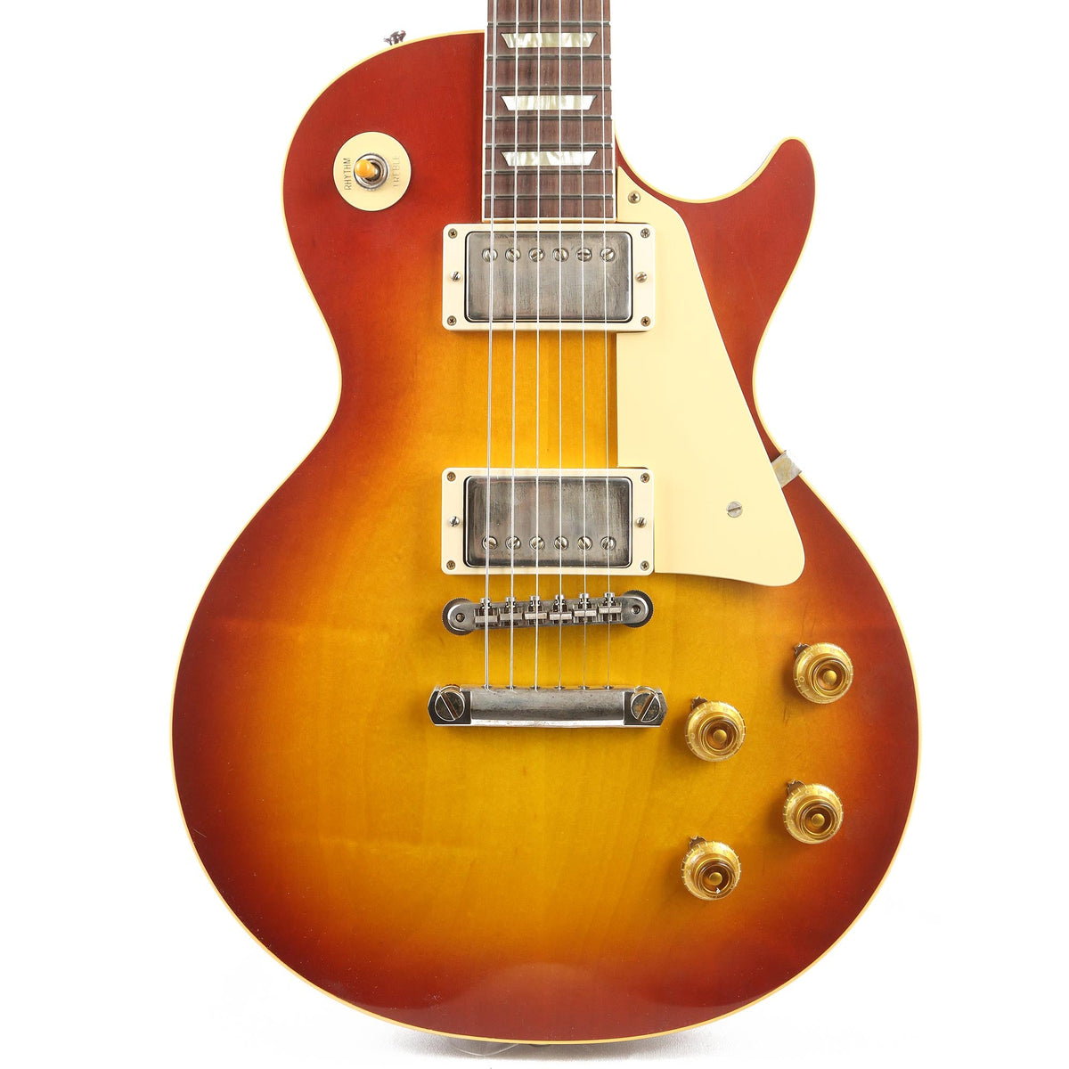 Gibson Custom Shop 1958 Les Paul Reissue Washed Cherry Sunburst VOS 2021 — 1