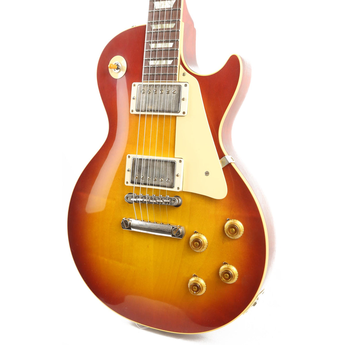 Gibson Custom Shop 1958 Les Paul Reissue Washed Cherry Sunburst VOS 2021 — 7