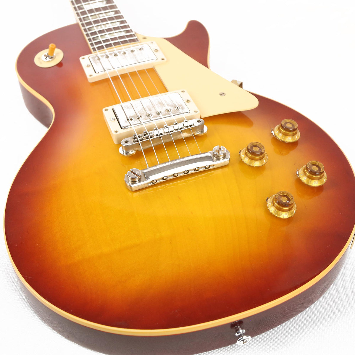 Gibson Custom Shop 1958 Les Paul Reissue Washed Cherry Sunburst VOS 2021 — 8