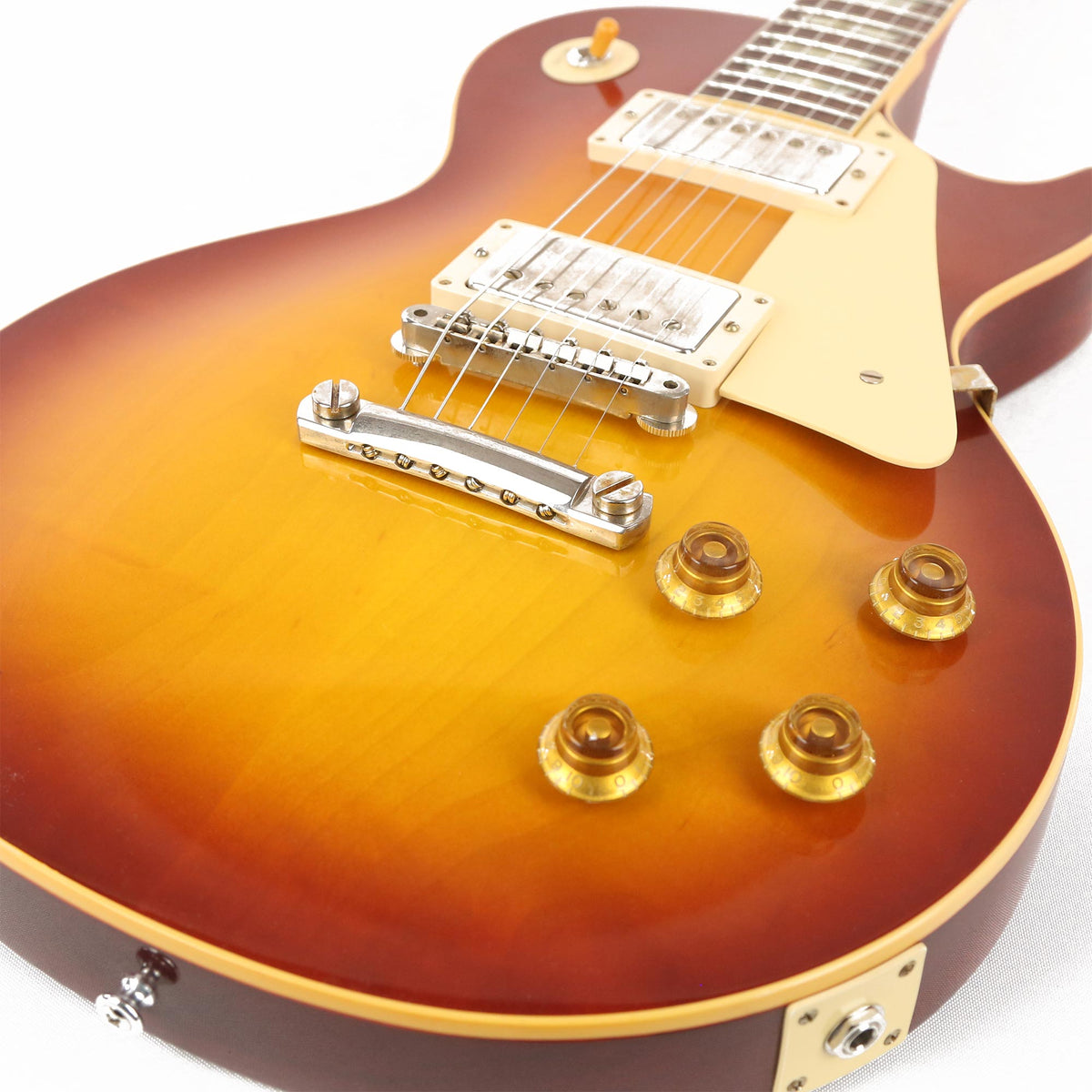Gibson Custom Shop 1958 Les Paul Reissue Washed Cherry Sunburst VOS 2021 — 9