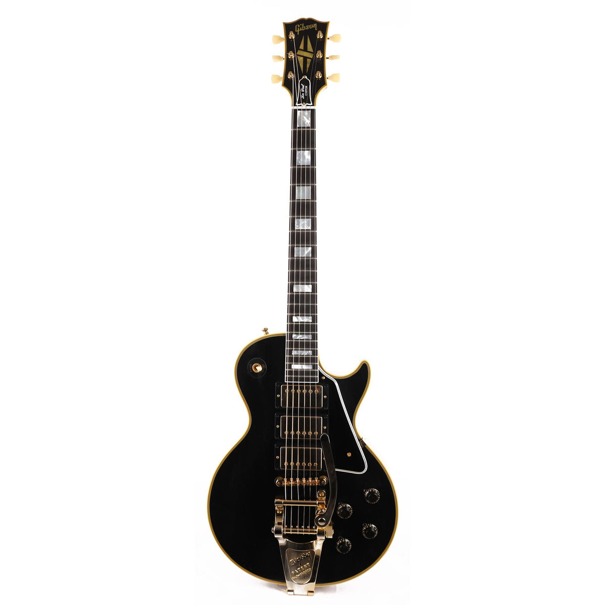 Gibson Custom Shop 1957 Les Paul Custom Reissue 3-Pickup with Bigsby Ebony VOS — 2