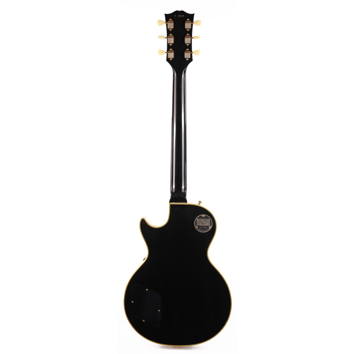 Gibson Custom Shop 1957 Les Paul Custom Reissue 3-Pickup with Bigsby Ebony VOS — 3
