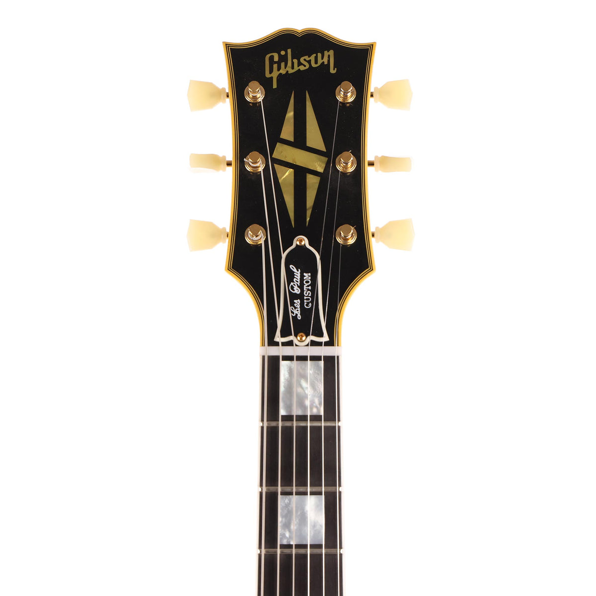 Gibson Custom Shop 1957 Les Paul Custom Reissue 3-Pickup with Bigsby Ebony VOS — 4