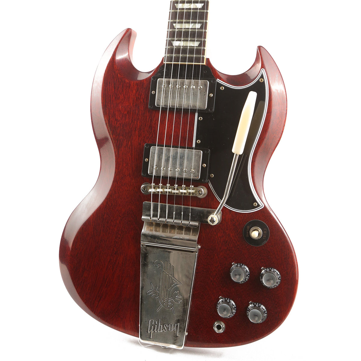 Gibson Custom Shop 1964 SG Standard Reissue Maestro VOS Cherry Red — 7